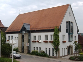 Blick auf Rathaus