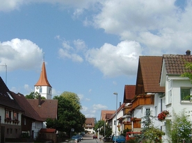 Blick von der Mühlbachstraße